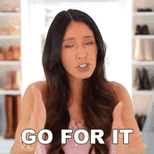 Go For It Shea Whitney GIF - Go For It Shea Whitney Im Rooting For You GIFs