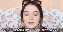 But At The Same Time If You Think About It Fiona Frills GIF - But At The Same Time If You Think About It Fiona Frills Frilliance GIFs