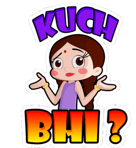 Kuch Bhi Chutki Sticker - Kuch Bhi Chutki Chhota Bheem Stickers