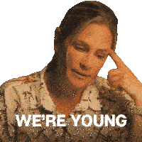 Were Young Angela Sticker - Were Young Angela Tara Spencer Nairn Stickers
