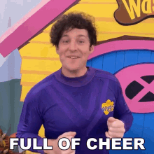 Full Of Cheer Lachy Wiggle GIF - Full Of Cheer Lachy Wiggle The Wiggles GIFs