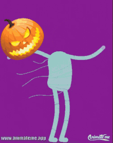 halloween pumpkin jackolantern mummy animateme