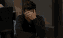 Face Palm Adam Scott GIF - Face Palm Adam Scott Hand On Mouth GIFs