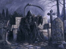 Death Grim Reaper GIF - Death Grim Reaper Cemetery GIFs