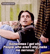 Sometimes I Get Shy.People Who Aren'T Shy Makeme Nervous..Gif GIF - Sometimes I Get Shy.People Who Aren'T Shy Makeme Nervous. Boy Meets-world Q GIFs