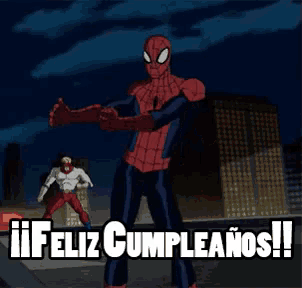 CUMPLEAÑOS FELIZ, HOMBRE ARAÑA SPIDERMAN