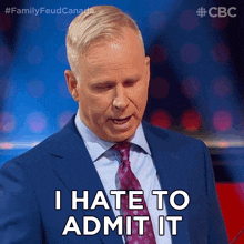 I Hate To Admit It Gerry Dee GIF - I Hate To Admit It Gerry Dee Family Feud Canada GIFs