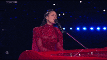Alicia Keys Super Bowl Lviii Halftime Show GIF - Alicia Keys Super Bowl Lviii Halftime Show Piano GIFs