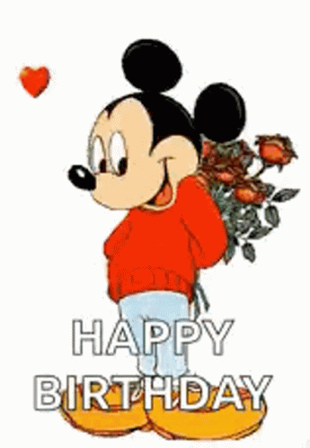 Happy Birthday Mickey Mouse GIF – Happy Birthday Mickey Mouse Disney ...
