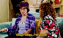 One Day At A Time Lydia Riera GIF - One Day At A Time Lydia Riera Okay Okay Im Good GIFs