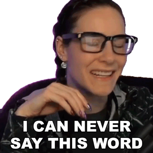 I Can Never Say This Word Cristine Raquel Rotenberg Sticker - I Can Never Say This Word Cristine Raquel Rotenberg Simply Nailogical Stickers