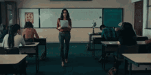 Professor Giving Papers GIF