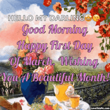 Good Morning Happy First Day Of March GIF