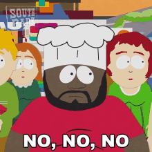 No No No Jerome Chef Mc Elroy GIF - No No No Jerome Chef Mc Elroy South Park GIFs