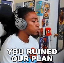 You Ruined Our Plan The Black Mastadonte GIF