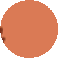 a close up of a circle with a cartoon character on it