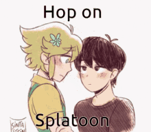 Omori Splatoon GIF - Omori Splatoon Hop On Splatoon GIFs