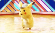 Dancing Pikachu Detective Pikachu GIF - Dancing Pikachu Pikachu Detective Pikachu GIFs