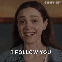I Follow You Mackenzie GIF - I Follow You Mackenzie Sort Of GIFs