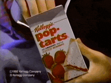 a box of kellogg 's pop tarts with strawberries on it