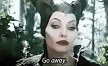 Maleficent Angelinajolie GIF - Maleficent Angelinajolie Goaway GIFs