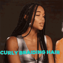 Curly Braiding Ahir Braiding Hair GIF