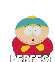 Perfect Eric Cartman Sticker - Perfect Eric Cartman South Park Stickers
