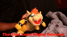 Sml Bowser GIF - Sml Bowser That Food Looks Mighty Delicious GIFs
