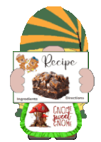 Gnome Cooking Sticker - Gnome Cooking Recipes Stickers