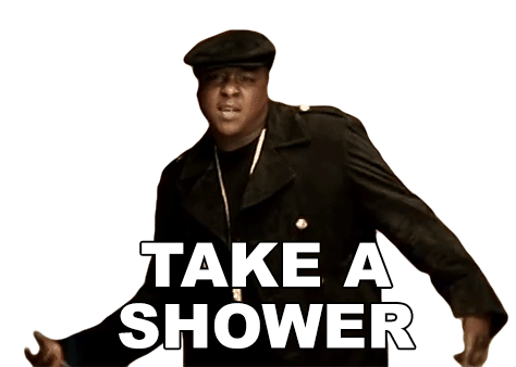 Take A Shower Jadakiss Sticker - Take A Shower Jadakiss By My Side Song Stickers