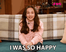 I Was So Happy Kaylin Hayman GIF - I Was So Happy Kaylin Hayman J14magazine GIFs