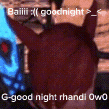 Rhandi Goodnight Rhandi GIF - Rhandi Goodnight Rhandi GIFs