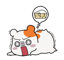 hungry ebichu animal cute hamster