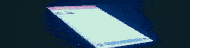 a computer generated image of a swimming pool with a dark background