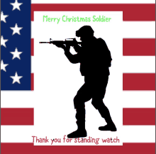 Christmas Marine Soldier United States Flaf GIF - Christmas Marine Soldier United States Flaf GIFs