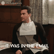 It Was In The Email David Rose GIF - It Was In The Email David Rose David GIFs