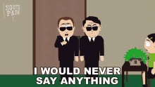 I Would Never Say Anything Agent Connelly GIF - I Would Never Say Anything Agent Connelly Agent Bill Sphinx GIFs