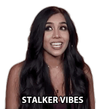 Stalker Vibes Obsessed Sticker - Stalker Vibes Obsessed Spying Stickers