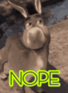 Donkey Nope GIF - Donkey Nope GIFs