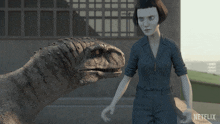 Petting The Raptor Jurassic World Chaos Theory GIF