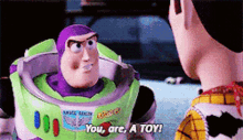 Toy Story You Are A Toy GIF - Toy Story You Are A Toy Buzz Lightyear GIFs
