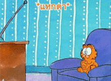 การ์ฟิลด์ แหกตา ถ่างตา ตื่น GIF - Garfield Eyes Wide Open Stay Awake GIFs