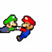 Mario And Luigi Spin GIF