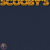 a scooby doo poster that says scooby 's house of snacks on the bottom