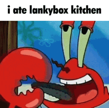 Lankybox Mr Krabs GIF