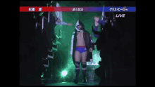 a man in a hooded jacket is walking through a tunnel with the words live on the bottom right