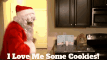 sml south pole santa i love me some cookies santa claus cookies