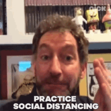 Practice Social Distancing Tom Kenny GIF - Practice Social Distancing Tom Kenny Kids Choice Awards2020 GIFs
