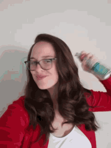 Hair Head Shake GIF - Hair Head Shake Hair Spraying GIFs