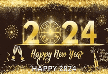 Happynewyear Happynewyear24 GIF - Happynewyear Happynewyear24 Happy New Year 2024 Wishes GIFs